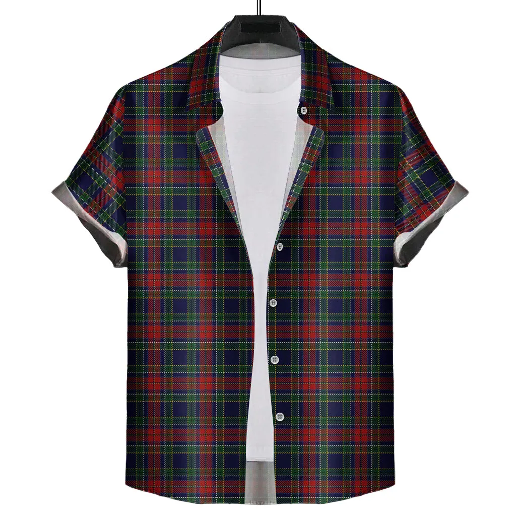 Allison Red Tartan Short Sleeve Button Down Shirt