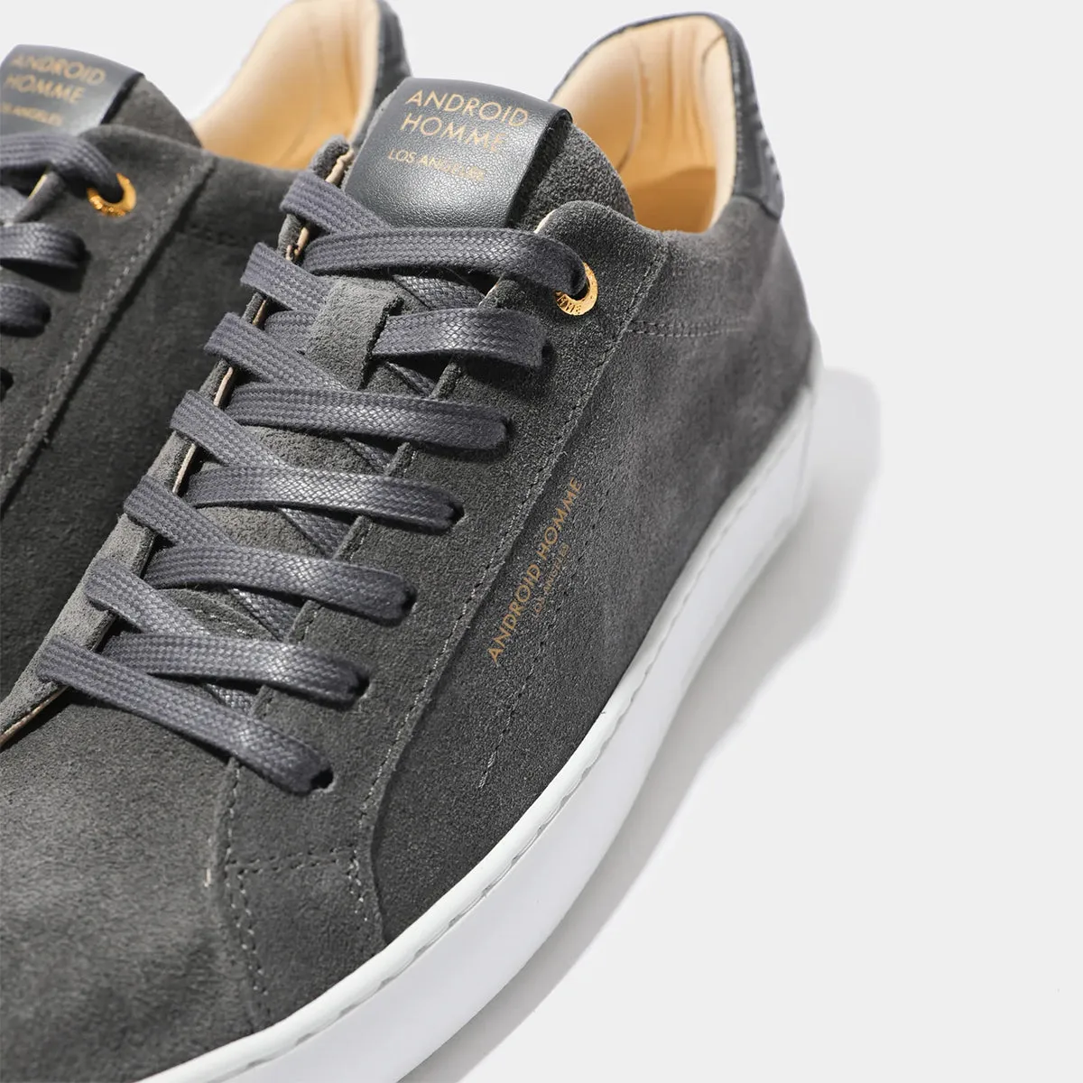 Android Homme - Zuma Suede Trainers in Grey