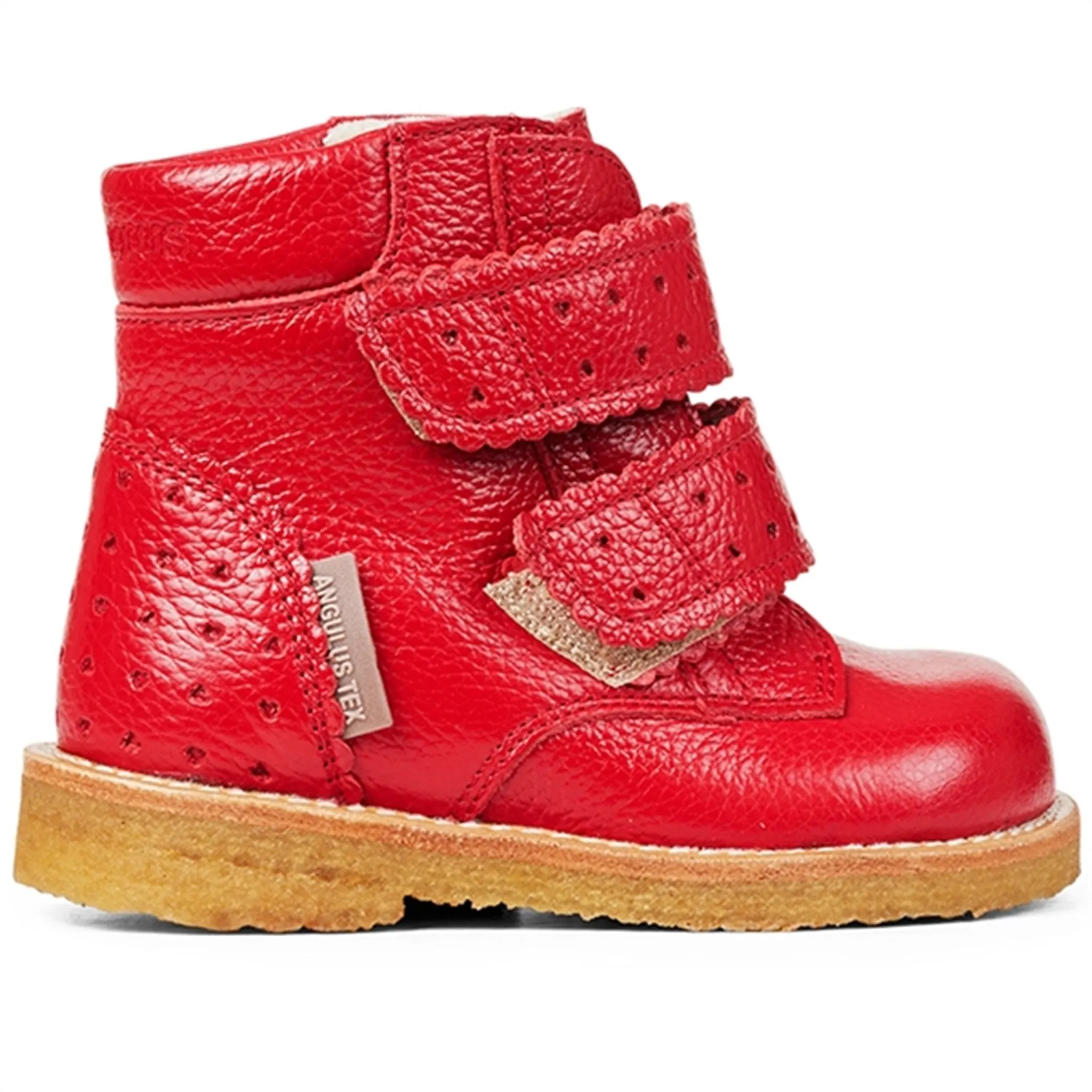 Angulus Starter Tex boots With Velcro Red