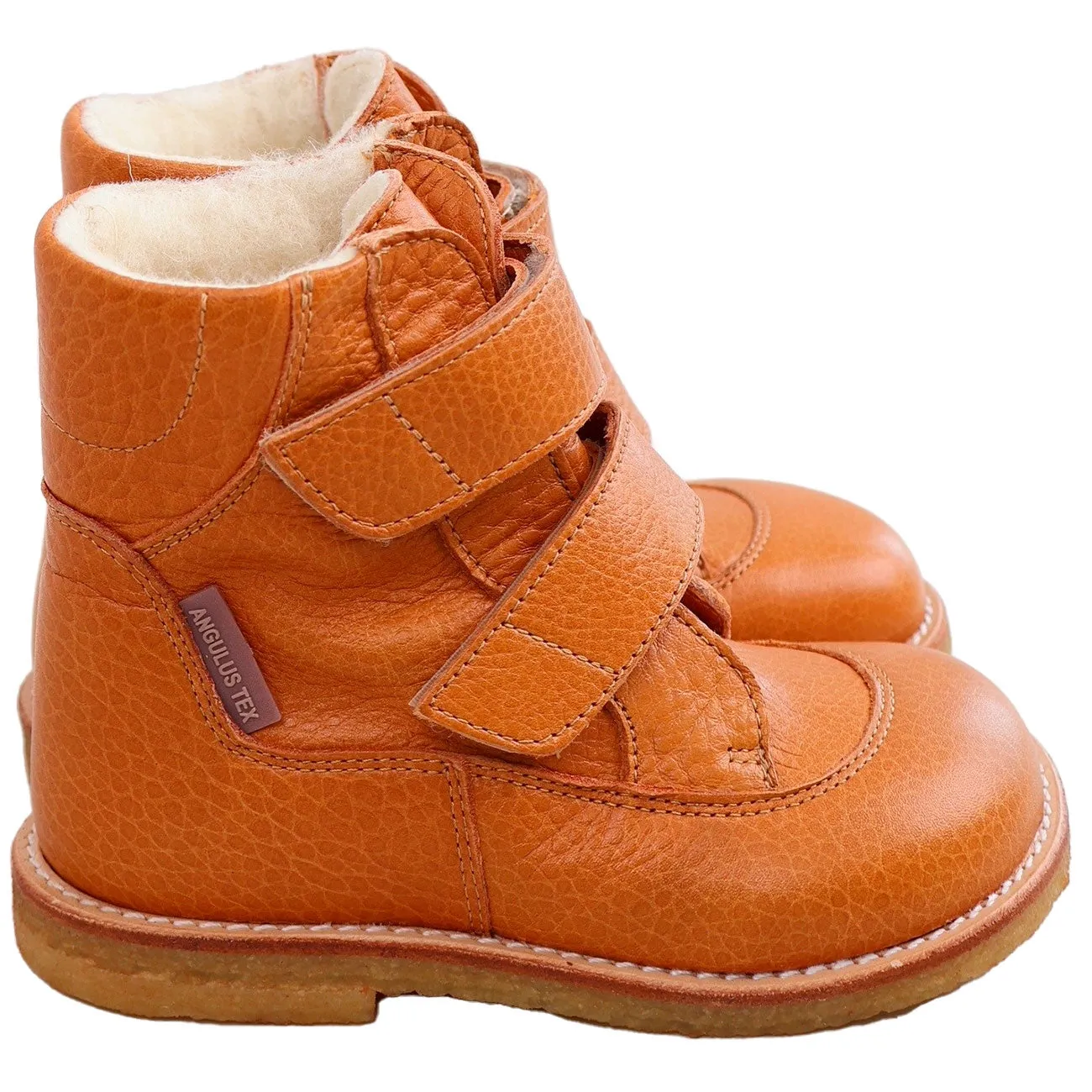 Angulus Tex-Boots With Velcro Golden Camel