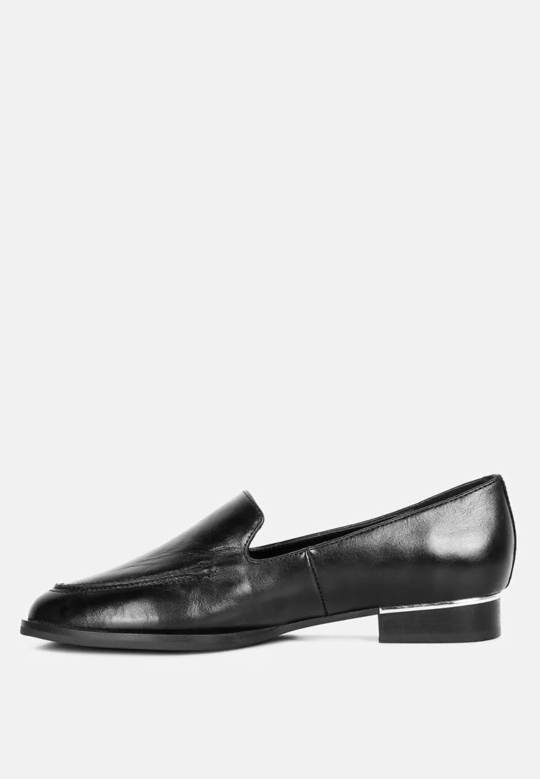 Anna Suede Leather Loafers