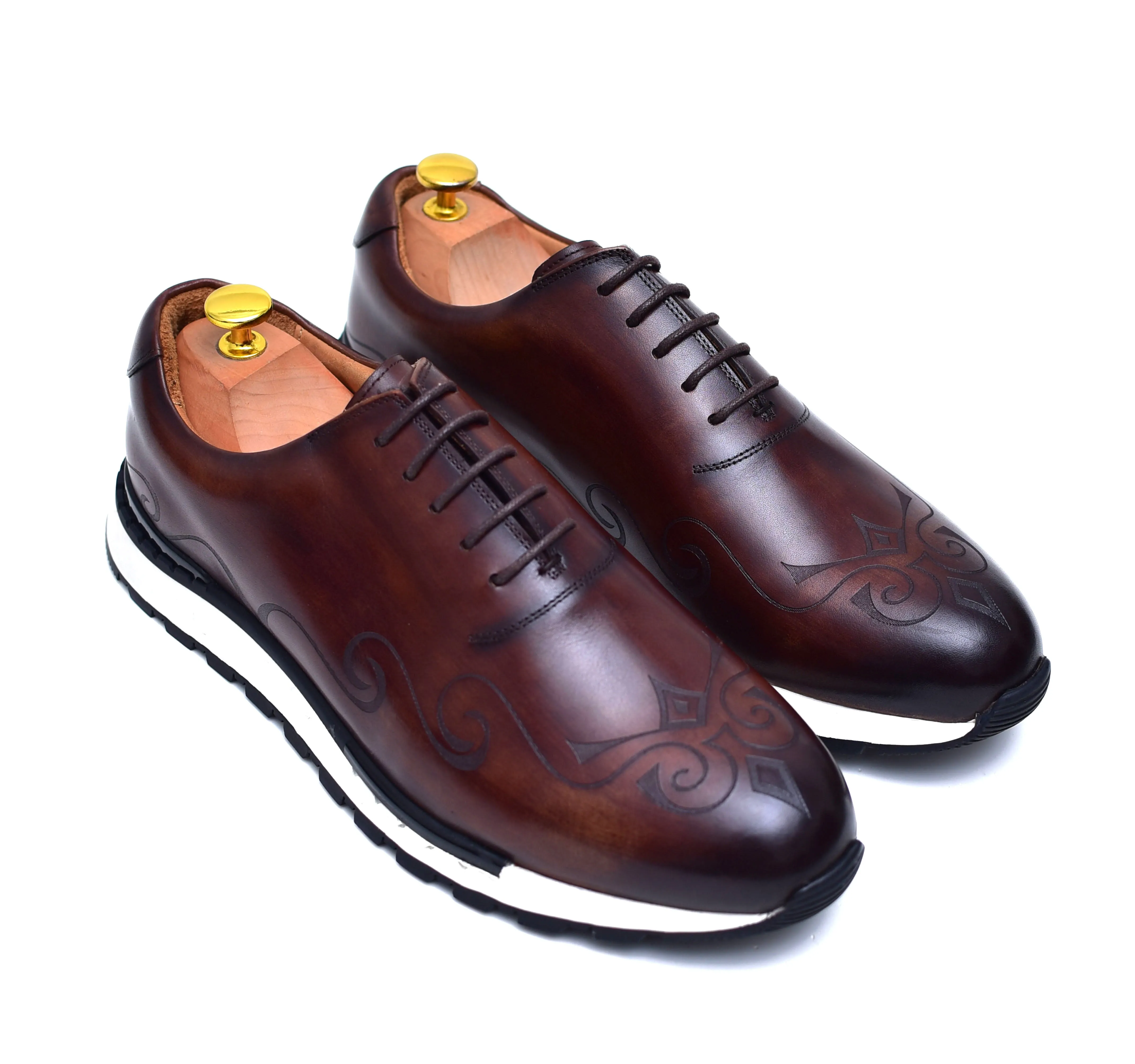 Archie III - Brown Dress Sneakers