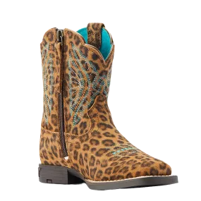 Ariat® Children's Primetime Easy Fit Faded Leopard Print Boots 10044423