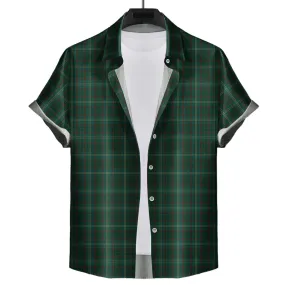 Armagh County Ireland Tartan Short Sleeve Button Down Shirt