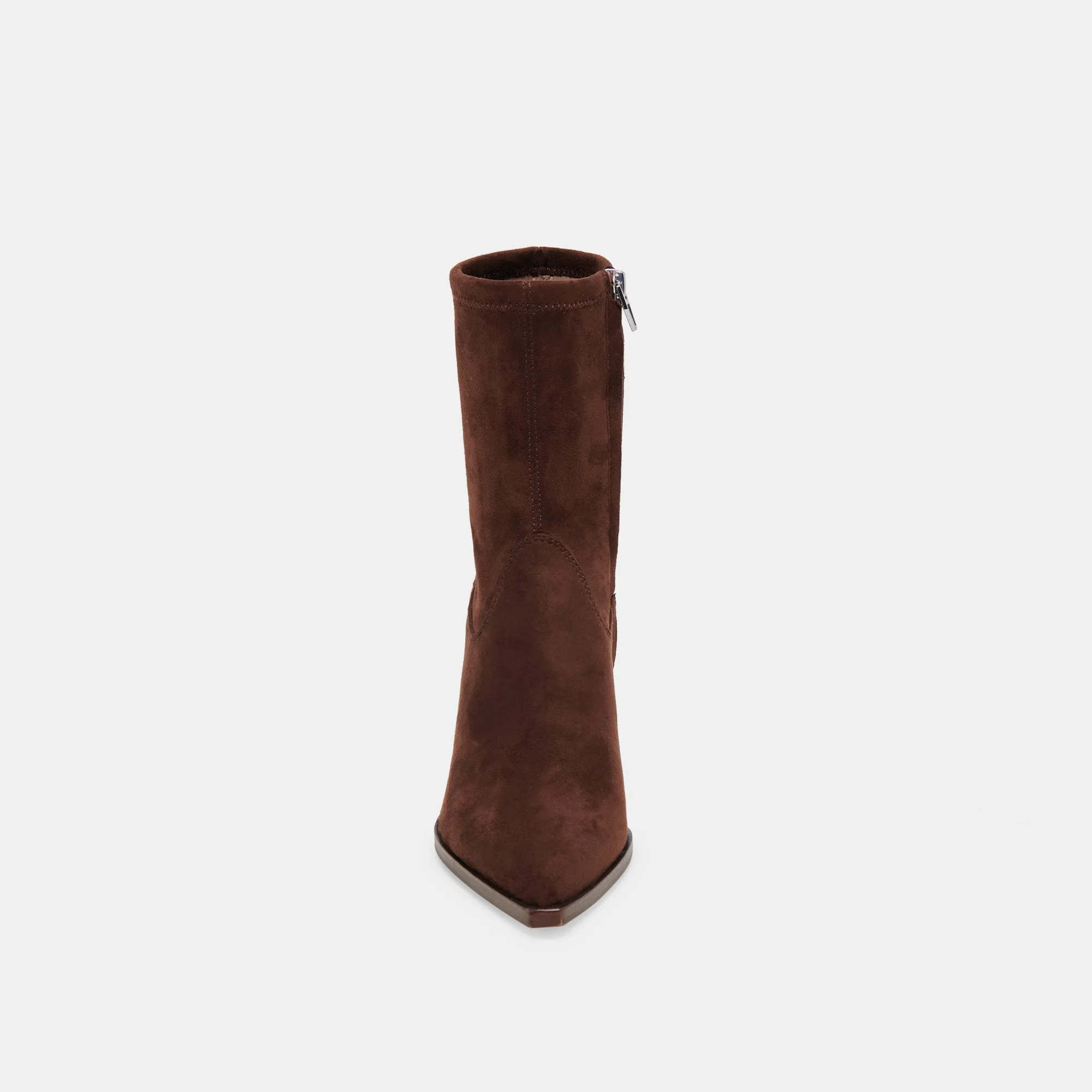 ARYA WIDE CALF BOOTS DK BROWN STELLA SUEDE