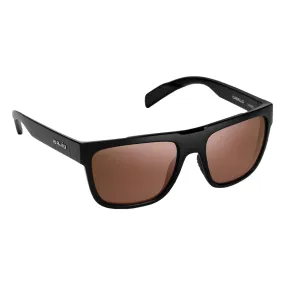 Bajio Sunglasses Caballo Black Matte Copper Mirror