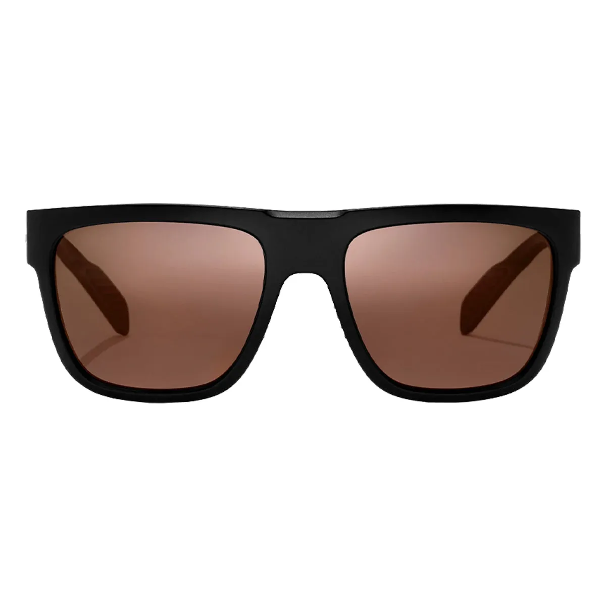 Bajio Sunglasses Caballo Black Matte Copper Mirror