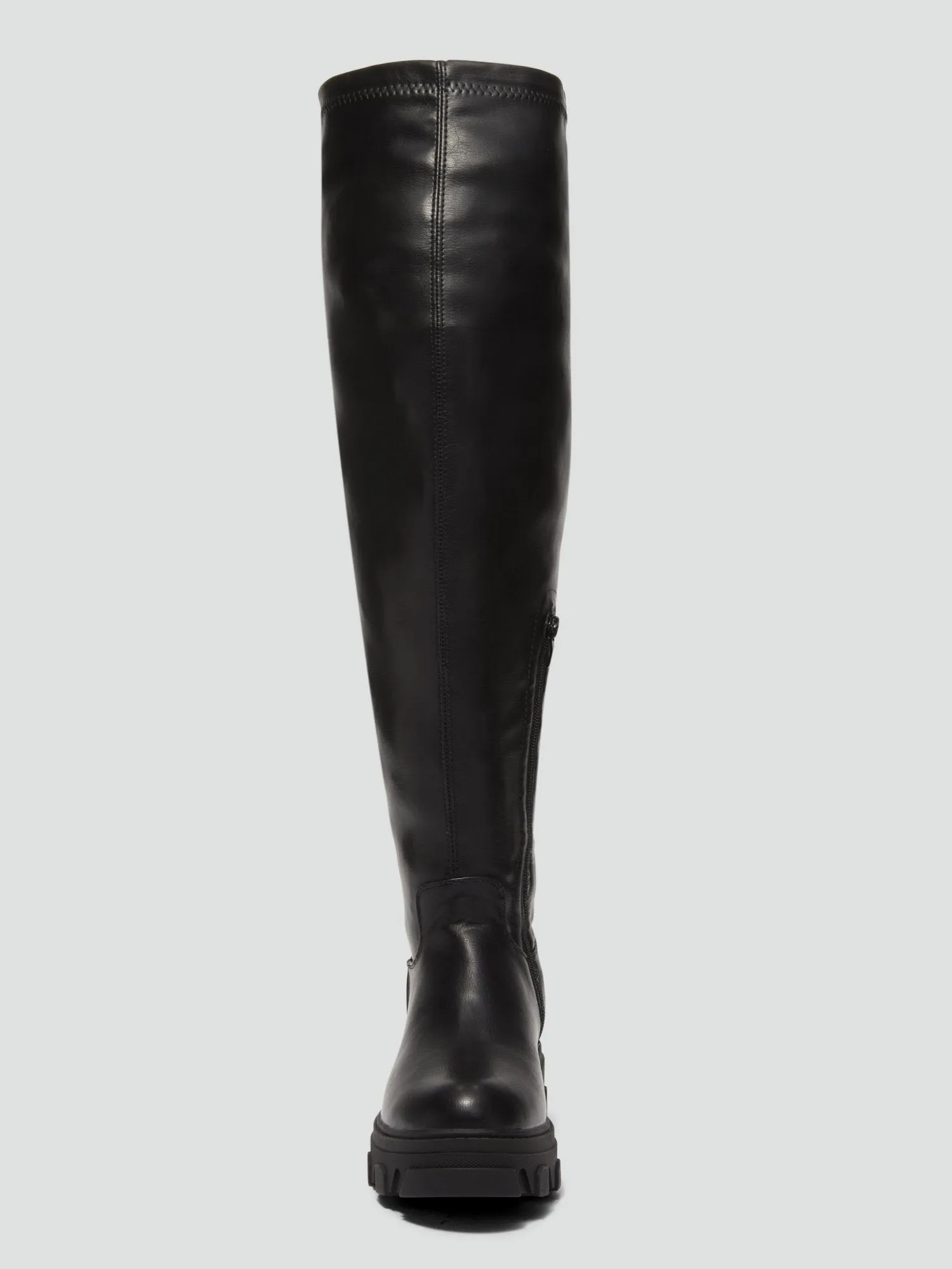 Belinda Over-The-Knee Lug Sole Boots