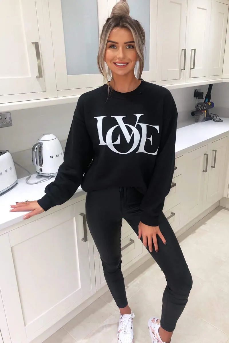 Black LOVE Sweatshirt