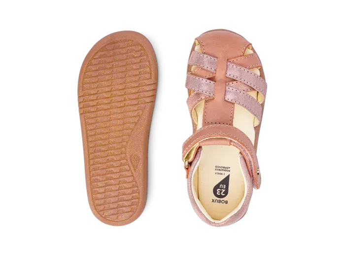 Bobux KID  Cross Jump Sandal - Rose