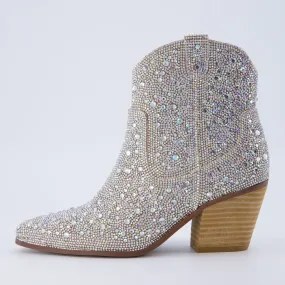 Bravo Rhinestone Western Boot