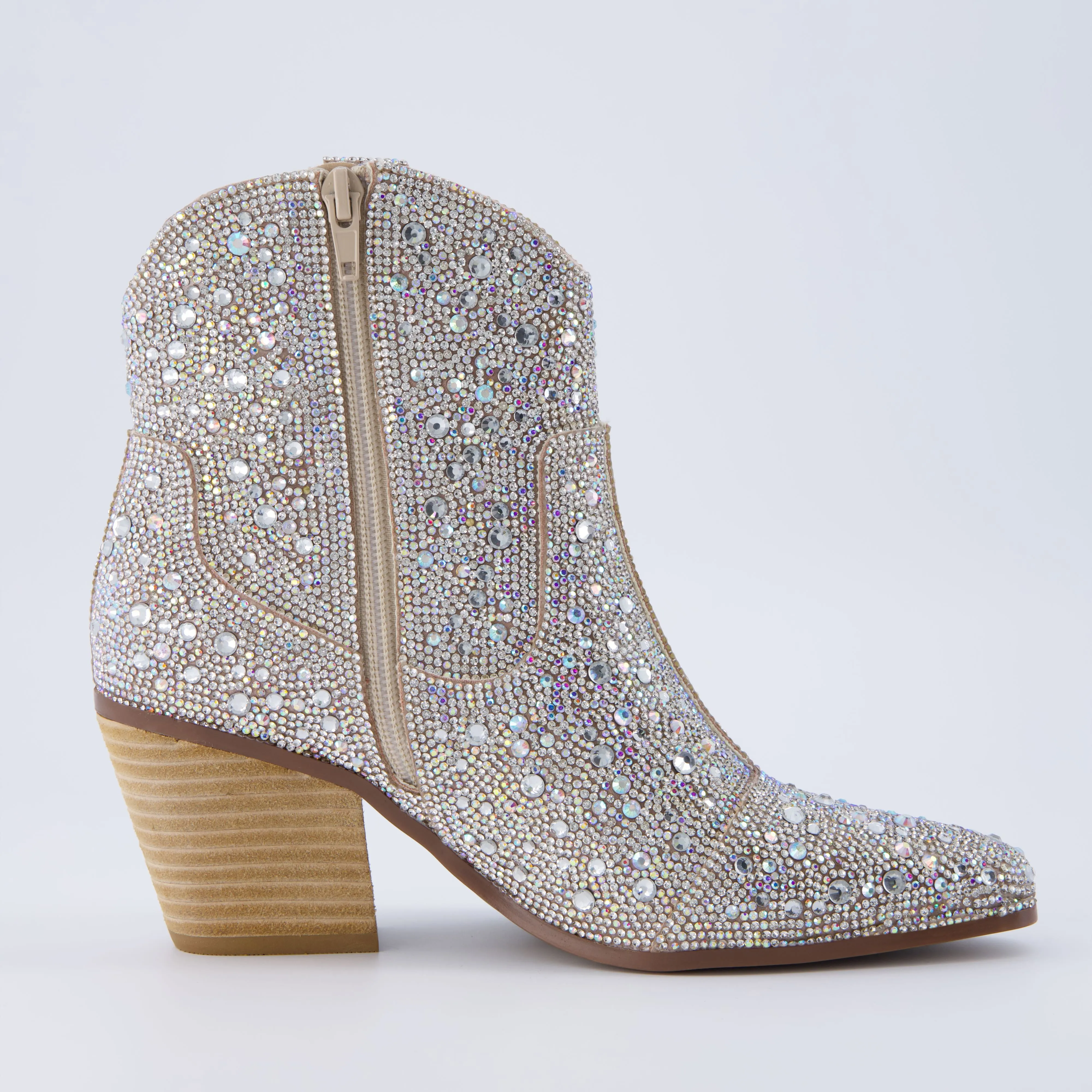 Bravo Rhinestone Western Boot