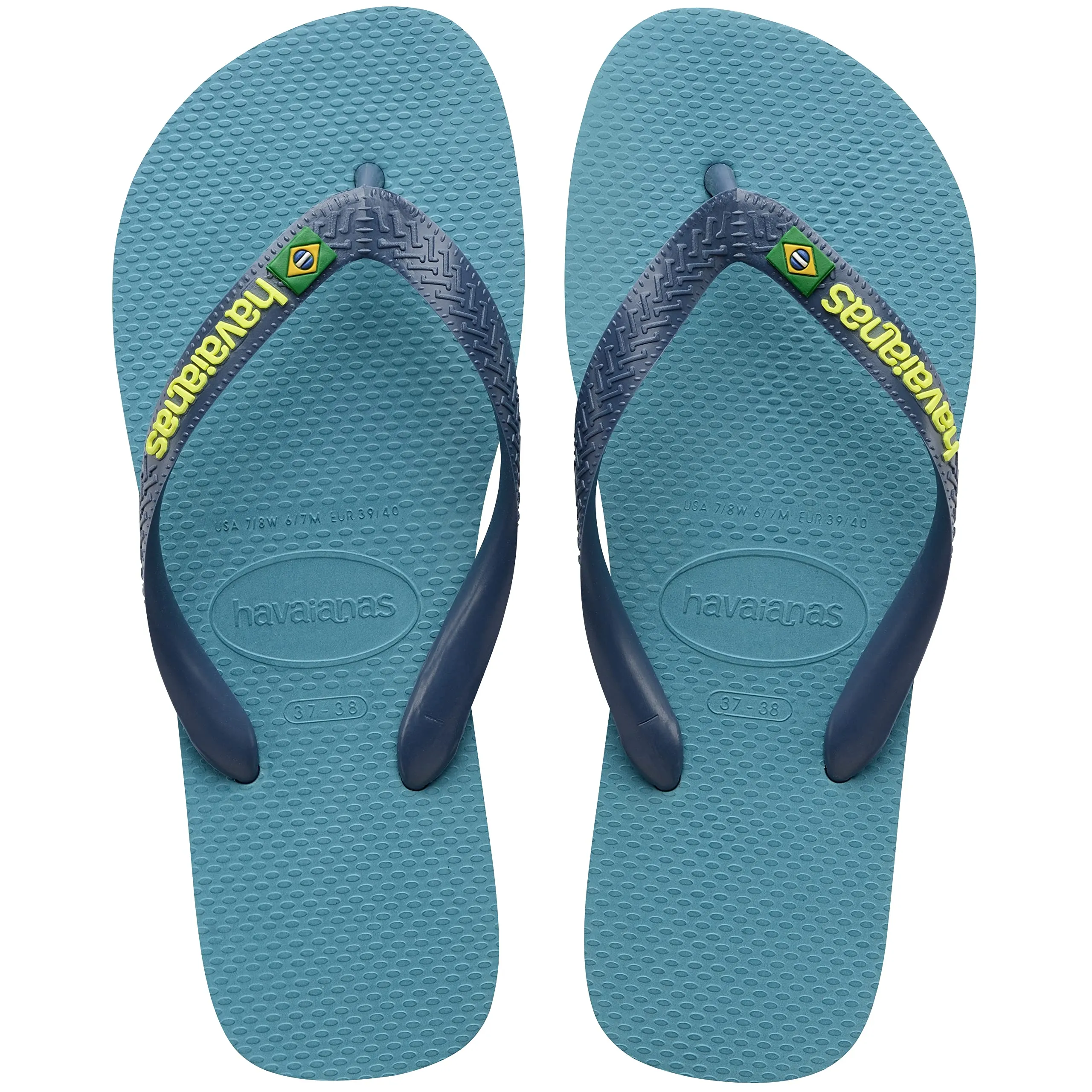 Brazil Logo Flip Flops - Unisex