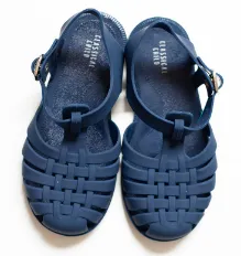 Classical Jelly Sandals Navy Blue