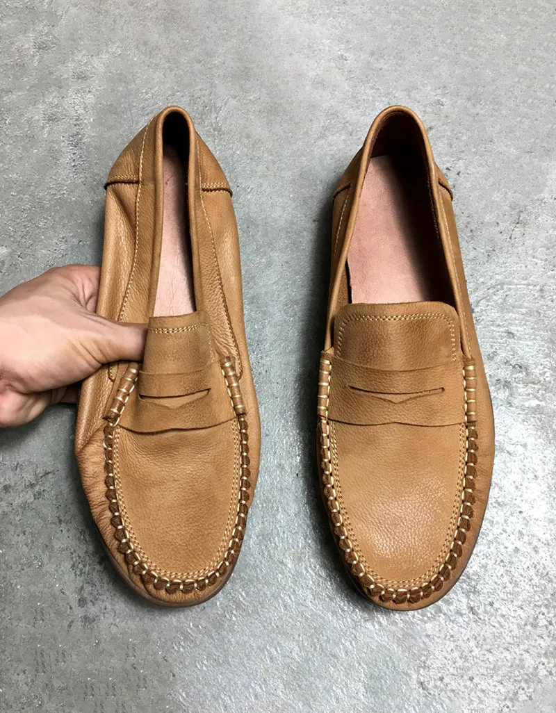 [Clearance] Soft Leather Daily Comfy Loafers for Men(Size 42)