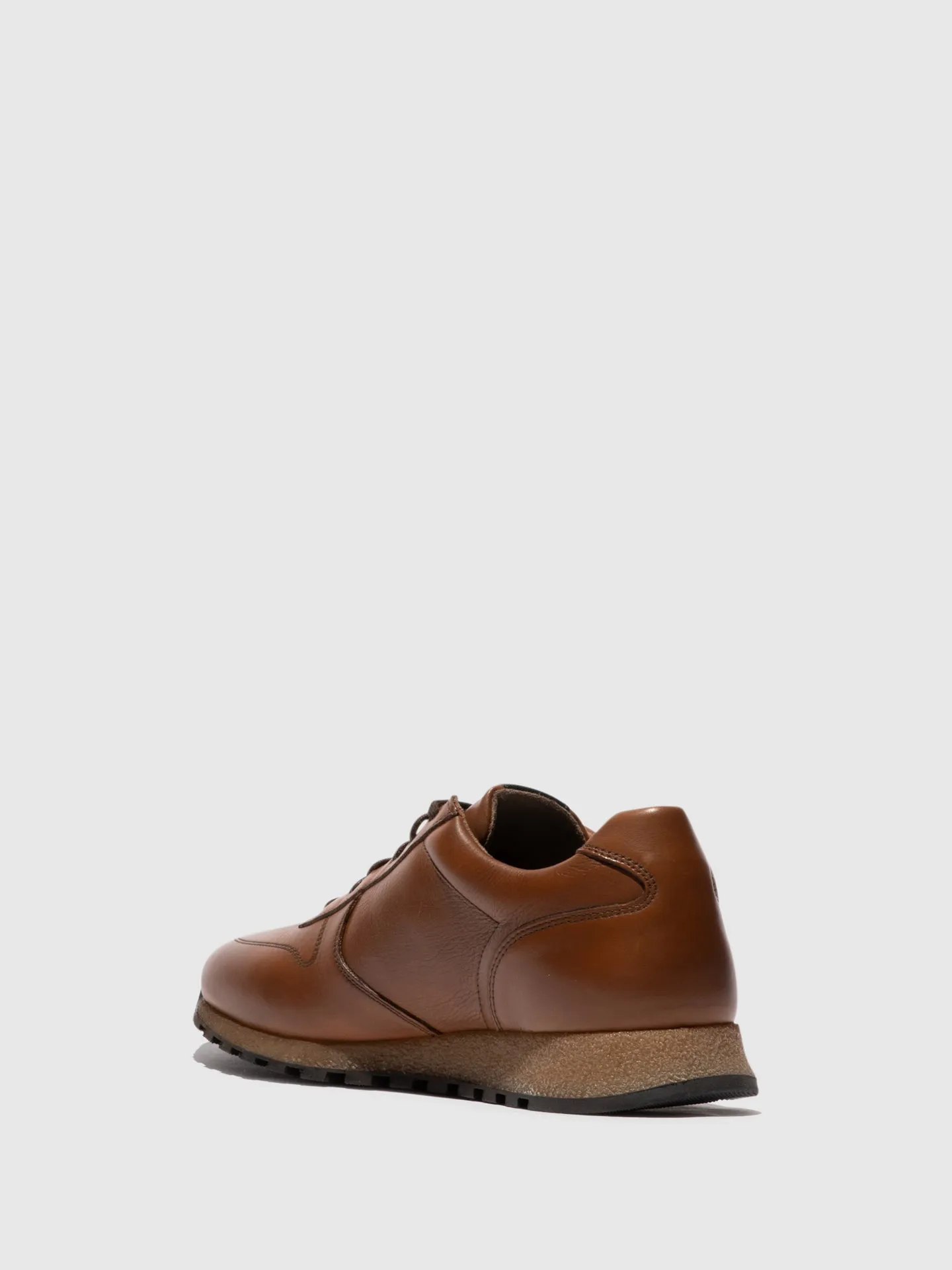 Cognac Lace-up Trainers