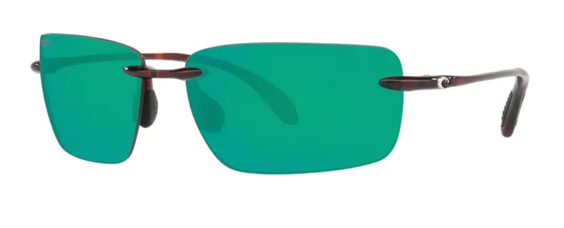 Costa Del Mar Gulf Shore Tortoise Frame - Green Mirror 580 Plastic Lens - Polarized Sunglasses