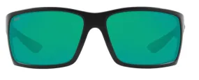 Costa Del Mar Reefton Blackout Frame - Green Mirror 580 Plastic Lens - Polarized Sunglasses