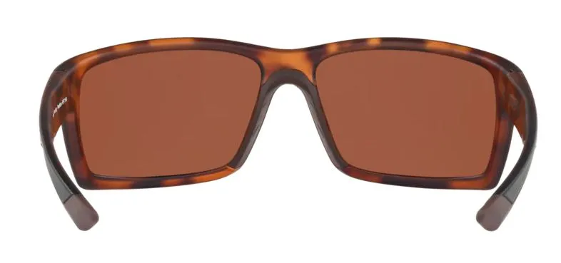 Costa Del Mar Reefton Retro Tortoise Frame - Green Mirror 580 Glass Lens - Polarized Sunglasses