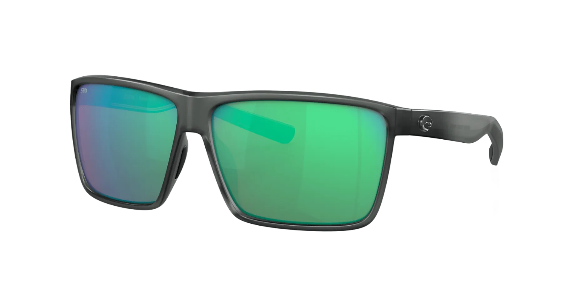 Costa Del Mar Rincon Matte Smoke Crystal/Green Mirror Sunglasses