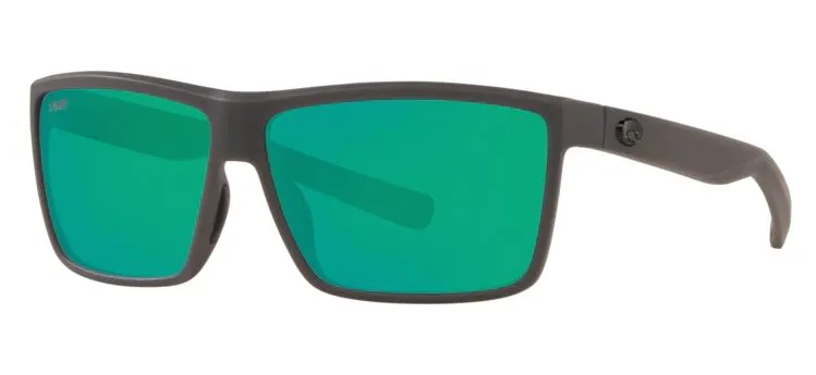 Costa Del Mar Rinconcito Matte Gray Frame - Green Mirror 580 Plastic Lens - Polarized Sunglasses