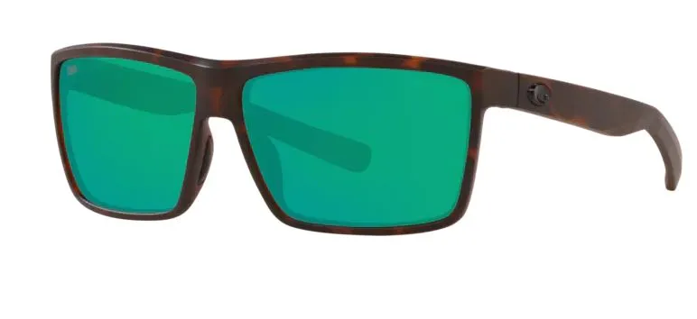 Costa Del Mar Rinconcito Matte Tortoise Frame - Green Mirror 580 Glass Lens - Polarized Sunglasses