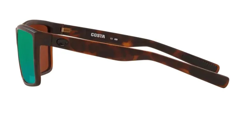 Costa Del Mar Rinconcito Matte Tortoise Frame - Green Mirror 580 Glass Lens - Polarized Sunglasses