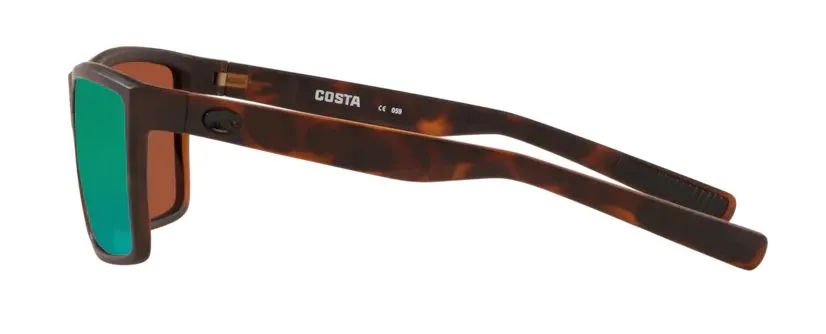 Costa Del Mar Rinconcito Matte Tortoise Frame - Green Mirror 580 Plastic Lens - Polarized Sunglasses