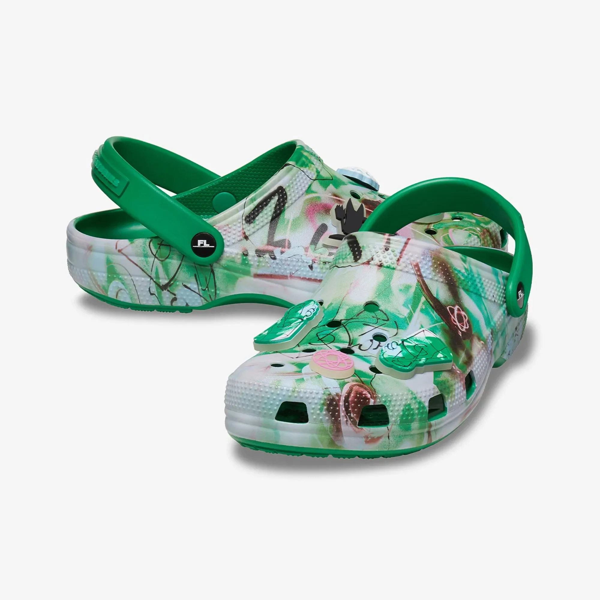 Crocs | FUTURA LAB X CROCS CLASSIC RO CLOG  { GREEN IVY