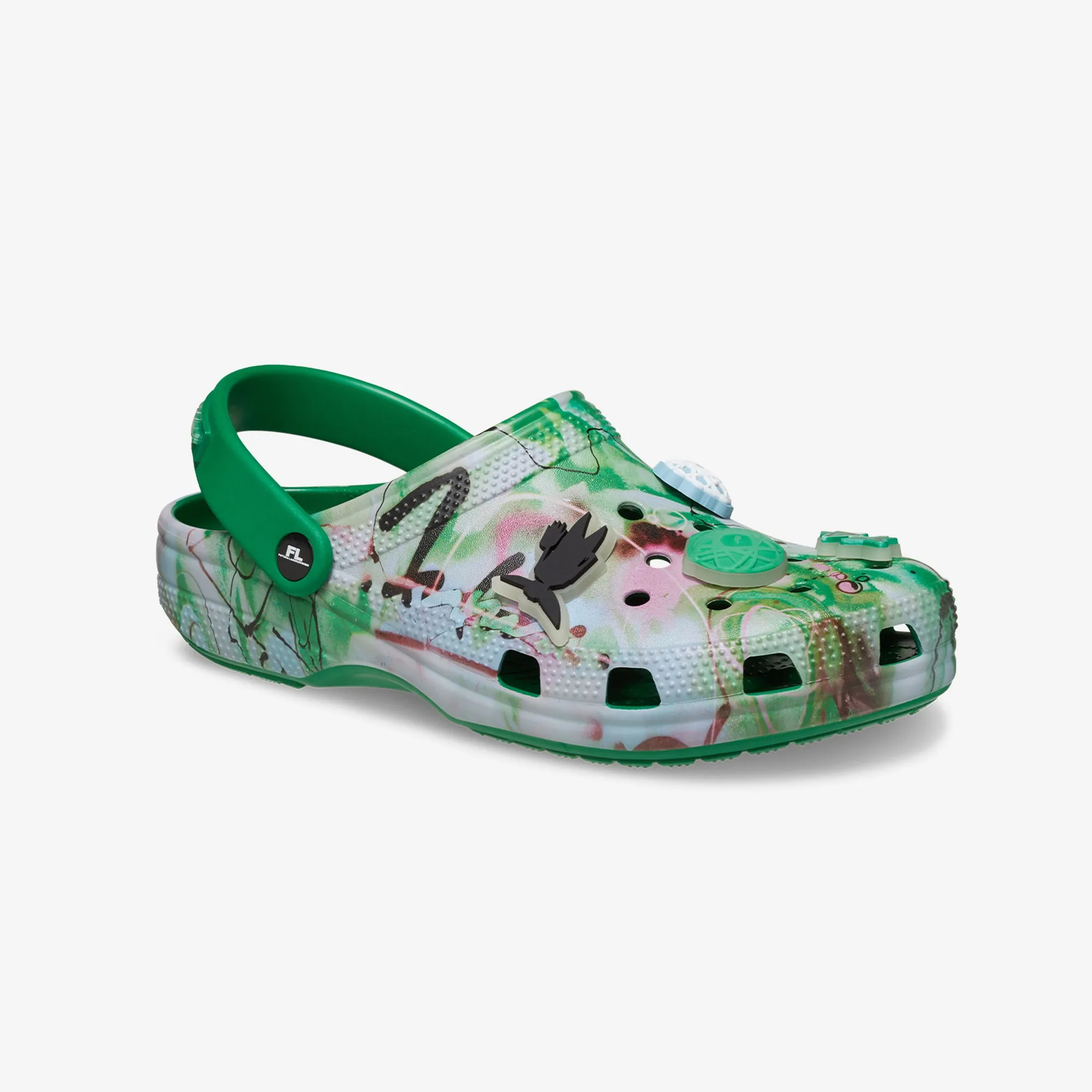 Crocs | FUTURA LAB X CROCS CLASSIC RO CLOG  { GREEN IVY