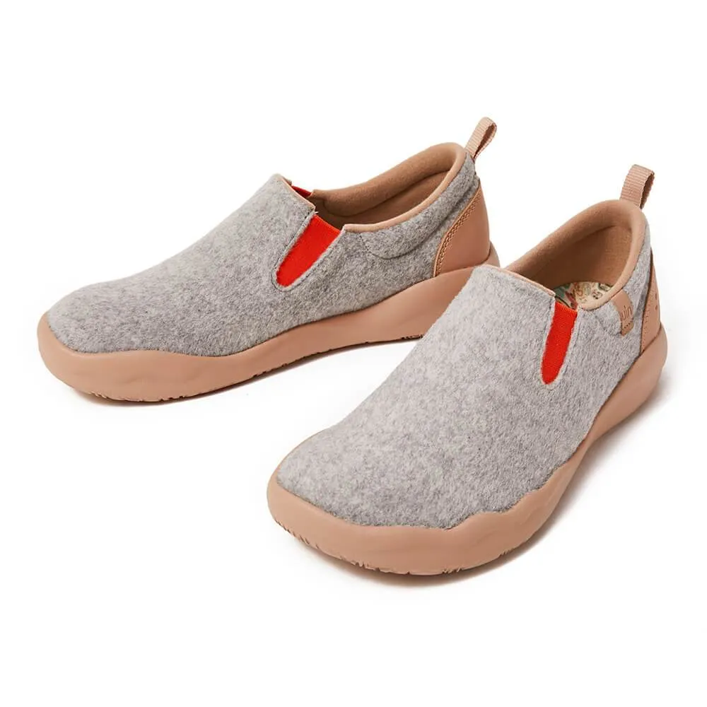 Cuenca Light Grey Wool Men