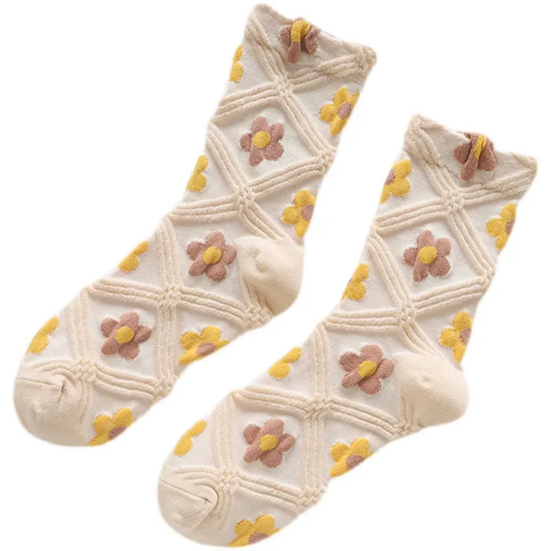 Cute Small Flower Women's Socks