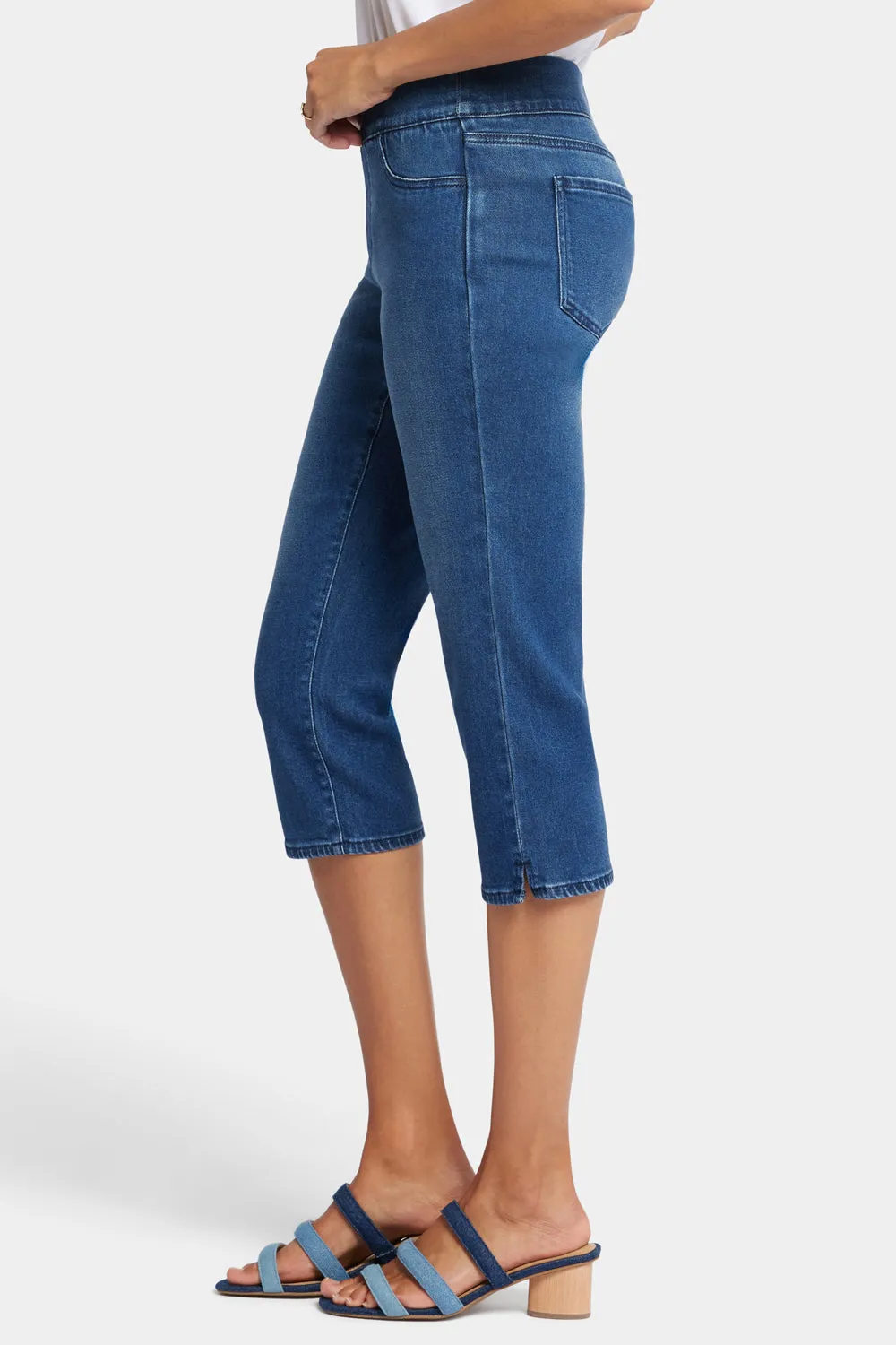 Dakota Crop Pull-On Jeans  - Olympus