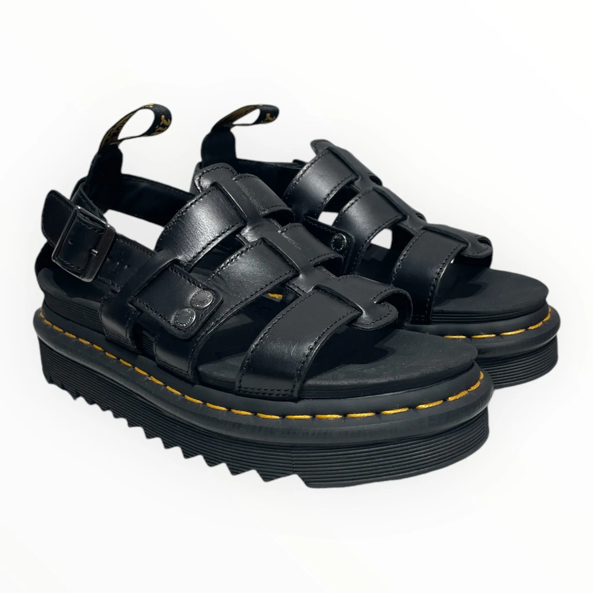 Dr.Martens/Sandals/L/Leather/BLK/