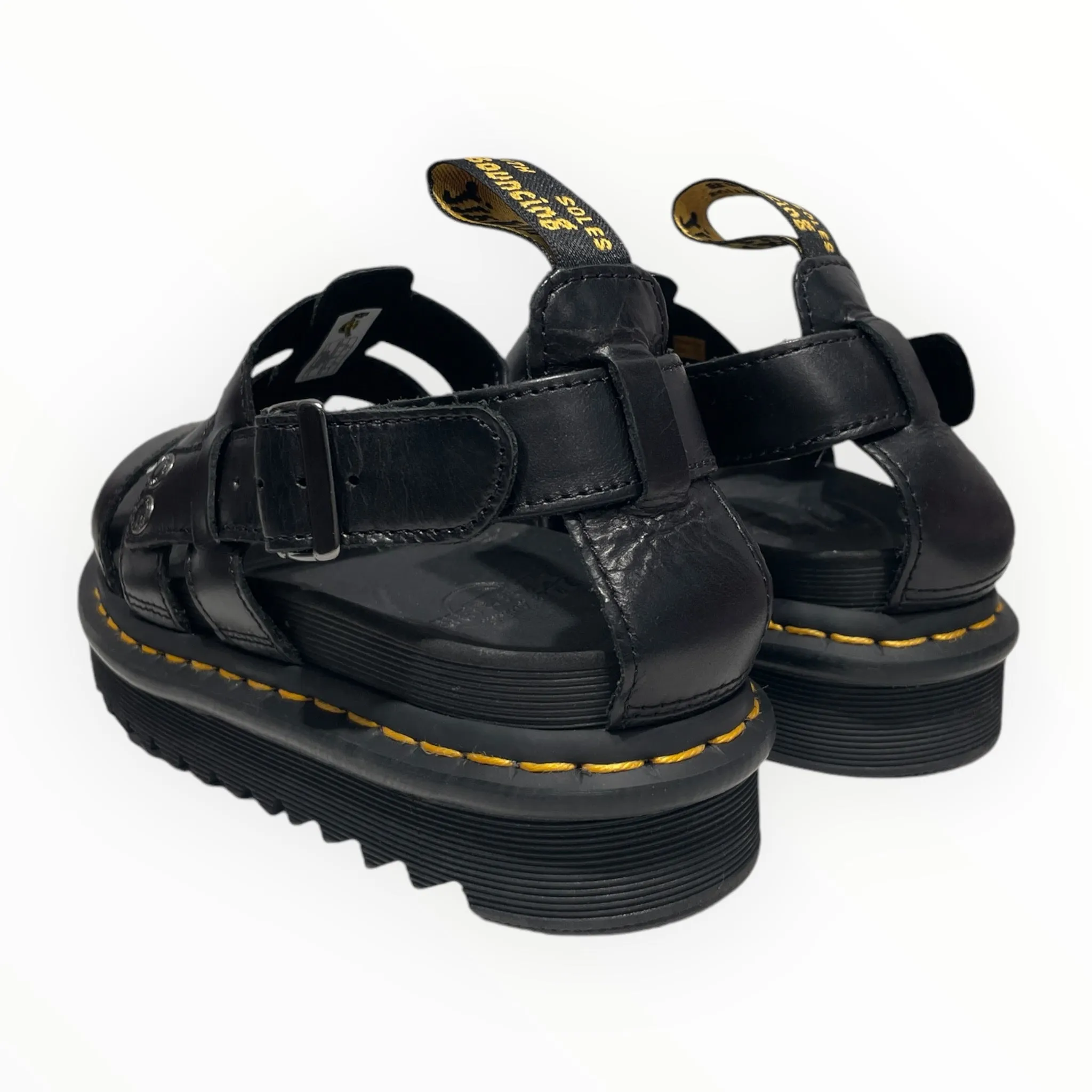 Dr.Martens/Sandals/L/Leather/BLK/