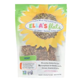 Ella's Flats Crisp All Seed Hemp - Case of 6 - 4.8 Oz Each