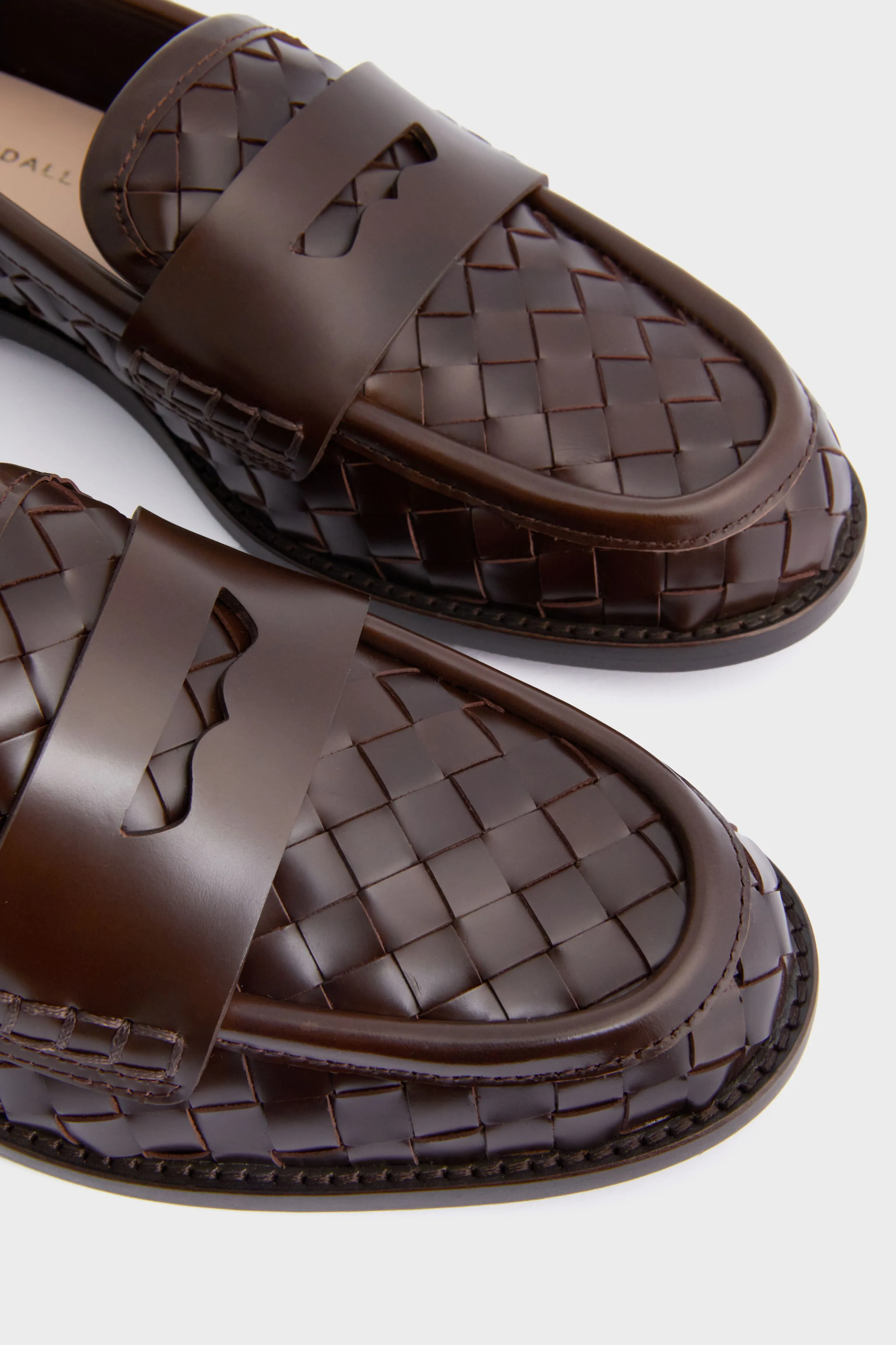 Rachels Woven Espresso Loafers - Elegant and Comfortable