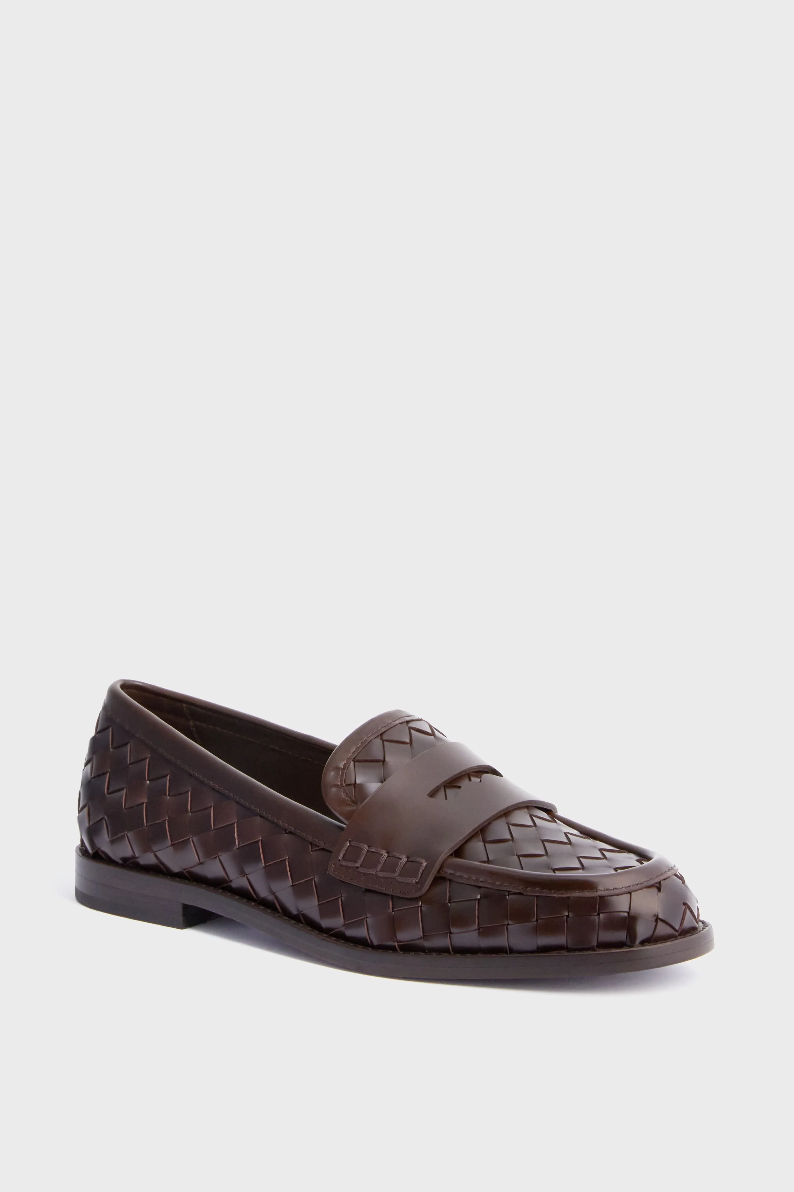 Rachels Woven Espresso Loafers - Elegant and Comfortable