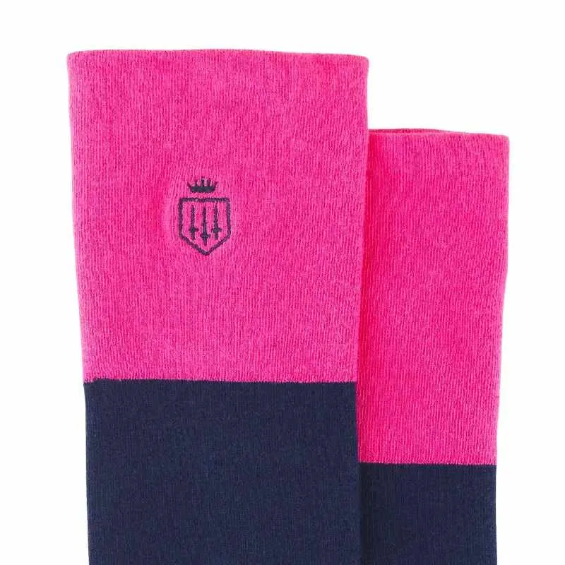 Fairfax & Favor Ladies Boot Socks (UK 4 - 8) - Pink