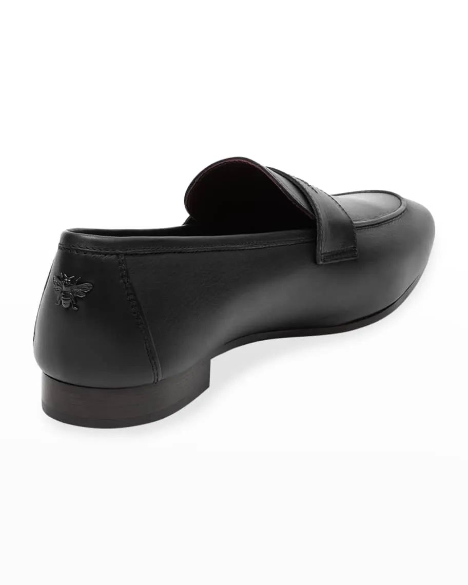 Flaneur Bougeotte Leather Flat Penny Loafers