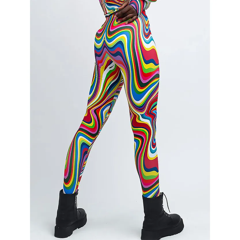 Funki Buys | Pants | Women's Fitness Leggings | Skull, Web, Swirl