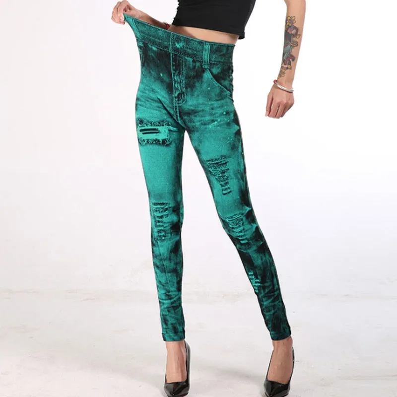 Funki Buys | Pants | Women's High Waist Jeans Jeggings