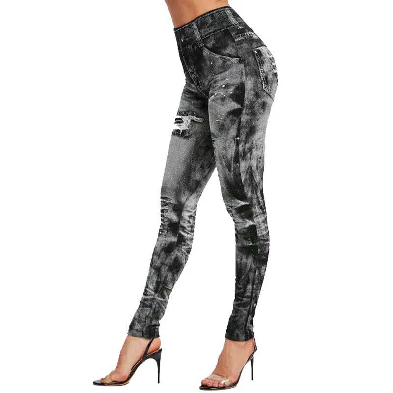 Funki Buys | Pants | Women's High Waist Jeans Jeggings