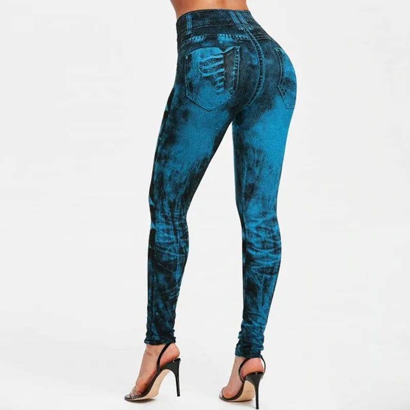 Funki Buys | Pants | Women's High Waist Jeans Jeggings