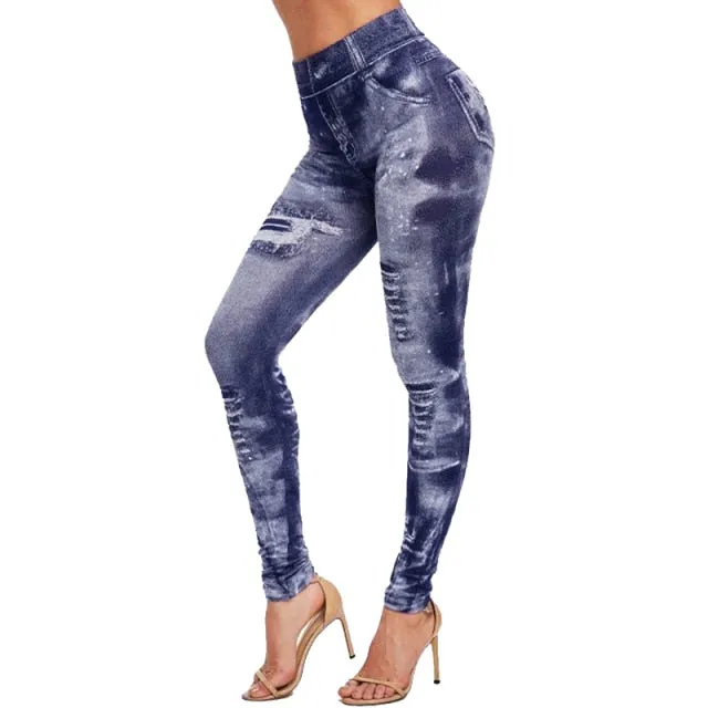 Funki Buys | Pants | Women's High Waist Jeans Jeggings