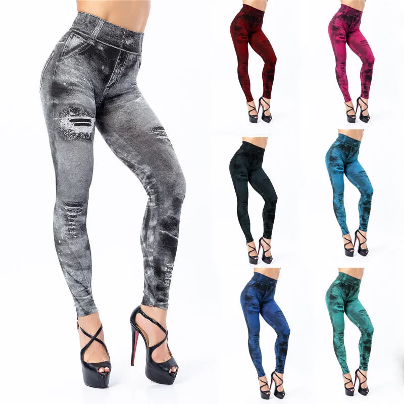 Funki Buys | Pants | Women's High Waist Jeans Jeggings