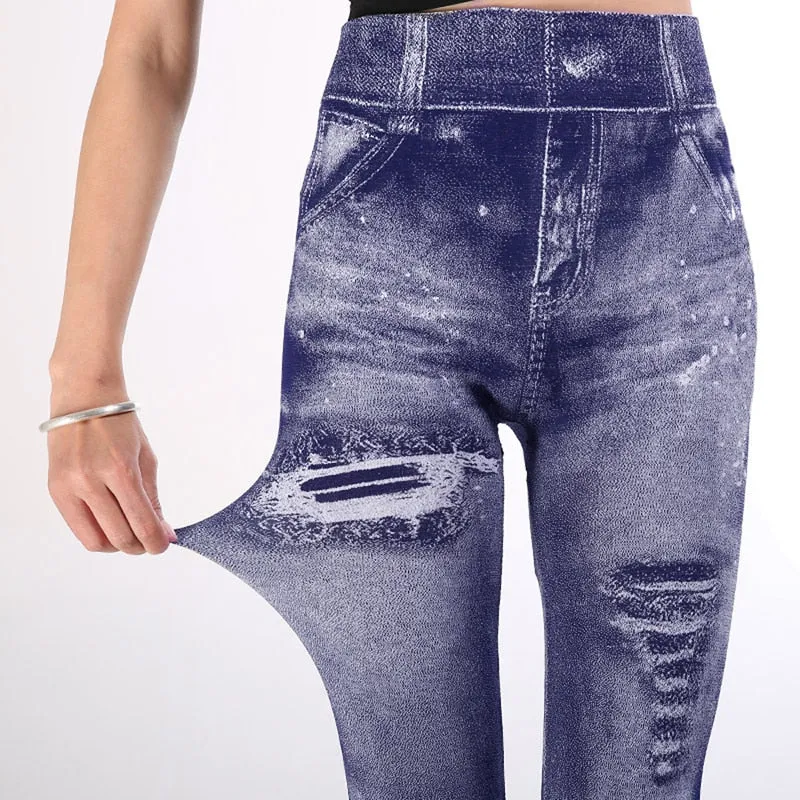 Funki Buys | Pants | Women's High Waist Jeans Jeggings