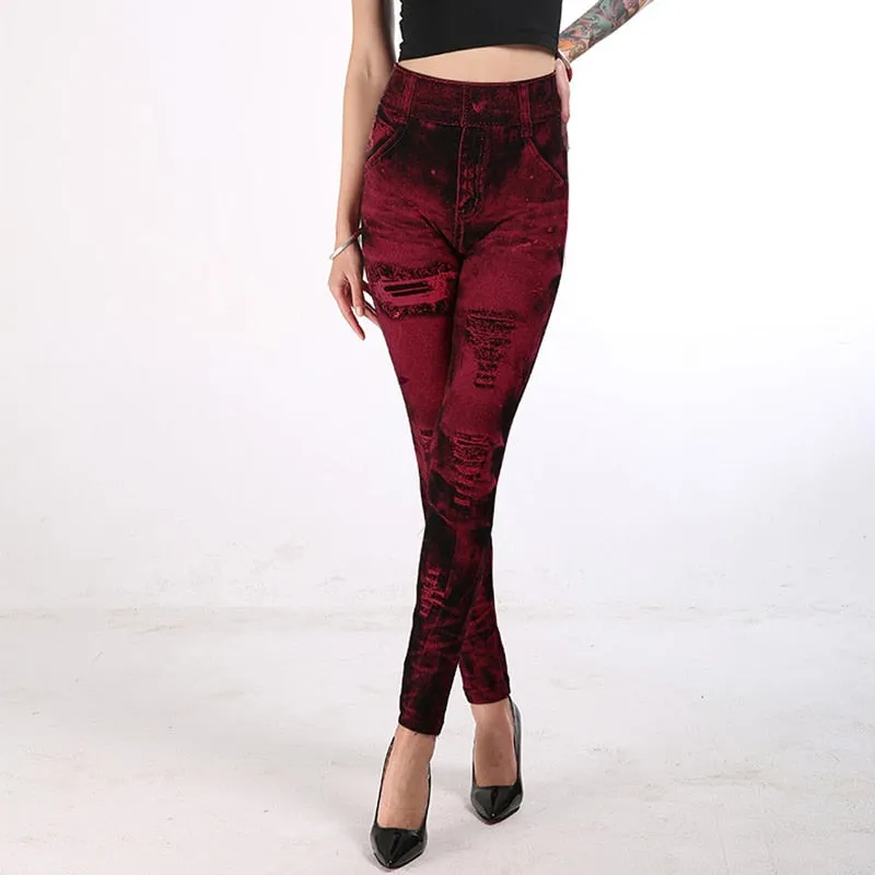 Funki Buys | Pants | Women's High Waist Jeans Jeggings