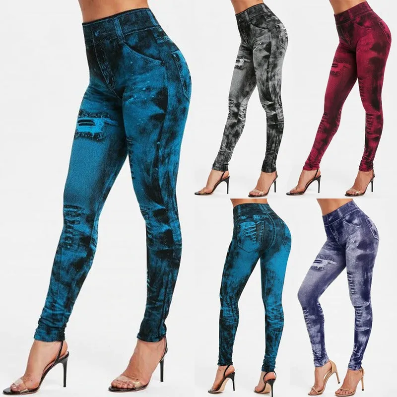 Funki Buys | Pants | Women's High Waist Jeans Jeggings