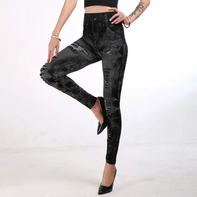 Funki Buys | Pants | Women's High Waist Jeans Jeggings